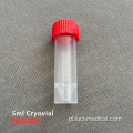 Próbka Cryovials 5 ml laboratorium